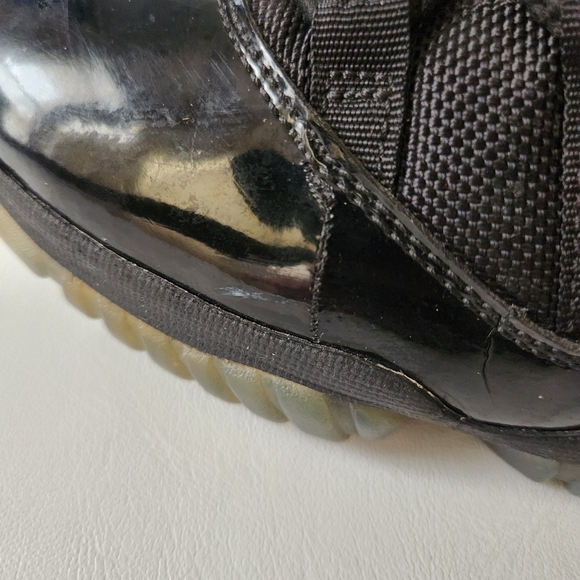 Air Jordan 11 "Gamma" Black Patent Leather Sneakers - Picture 15 of 15